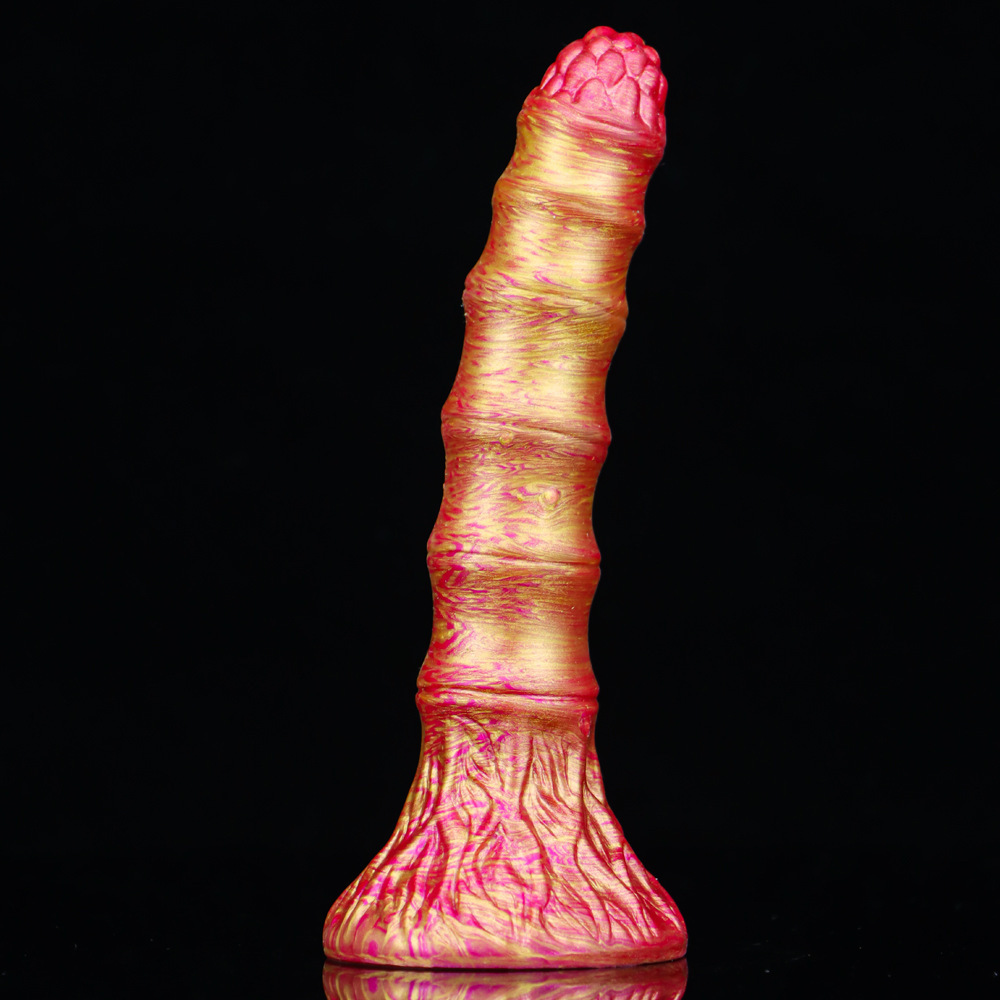 Huge Thick Big Monster Dildo, Silicone Fantasy Dragon Dildo with Suction Cup for Anal Prostate Massage, Large Knot Dildo Sex Toys for Women Men Pop, 8.7" Realistic Bad Boy