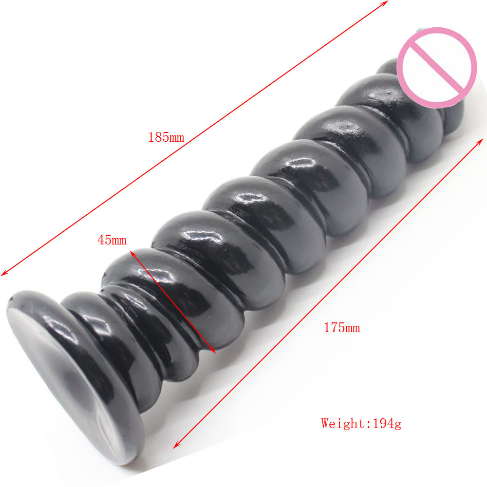 Realistic Monster Dildo for Women(TPE), 8.3" Big Huge Anal Dildo with Strong Suction Cup for Hands-Free Play, Adult Sex Toys for Women, Men