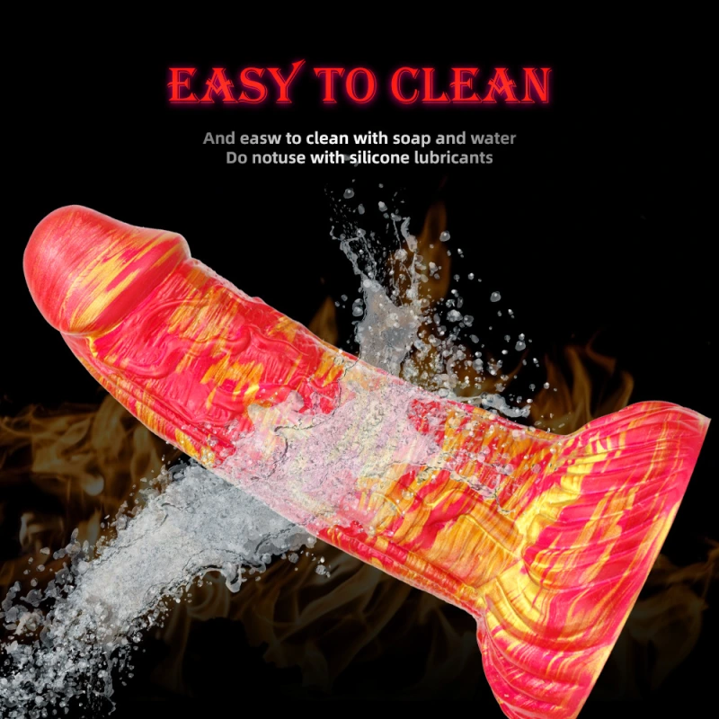 2.36" Diameter Huge Monster Dildo-9 Inch Realistic Anal Dildo Sex Toys with Strong Suction Cup, Thick Silicone Dragon Dildo XL Big Penis Vaginal G-Spot Anal Play Sexual Toy for Women Men