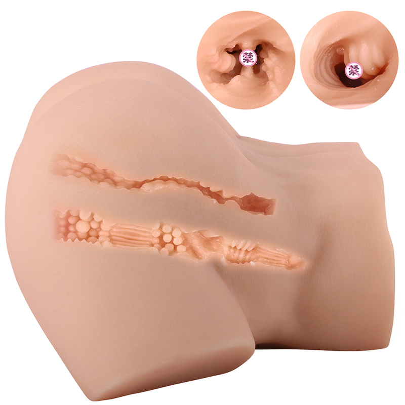 Big Fat Butt 4.63LB Male Sex Toy with Torso, Realistic Pussy Ass Masturbator for Men Masturbation, Large Sex Doll for Doggy Style Sex and Easy to Handheld