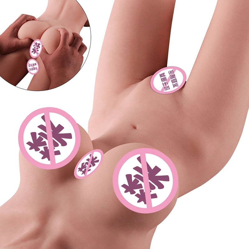 16.53LB Built-in Spine Sex Doll Male Masturbator with Realistic Vagina and Anal, 3 in 1 Torso Mini Love Doll with Plump Breasts, Ulovime Pocket Pussy Male Sex Toy for Men Masturbation