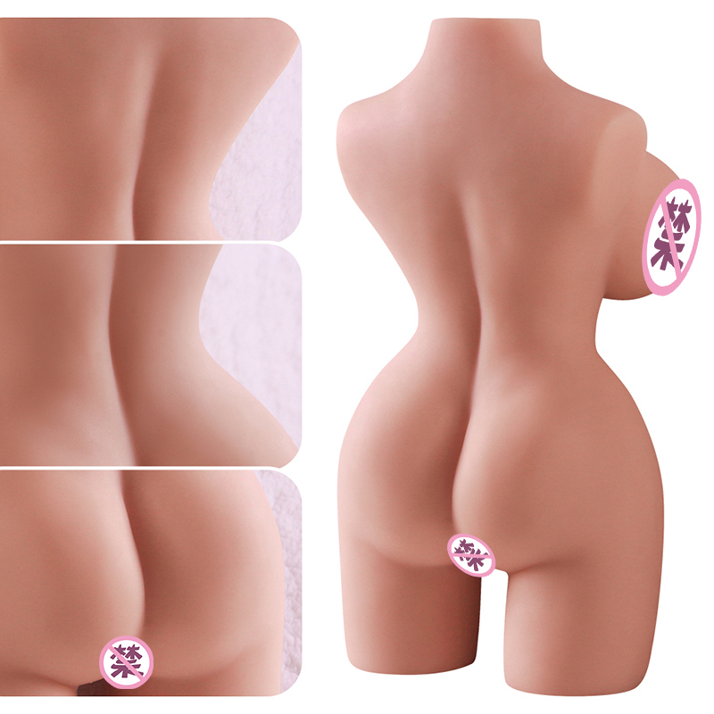 6.61LB Sex Doll Full Size Realistic Torso Male Sex Doll for Men Life Size Female Torso Lifelike with Big Boobs Butt Life Size Adult Sex Toy Sex Doll with Vaginal Anal Breast Sex Male Sex Toy For Men