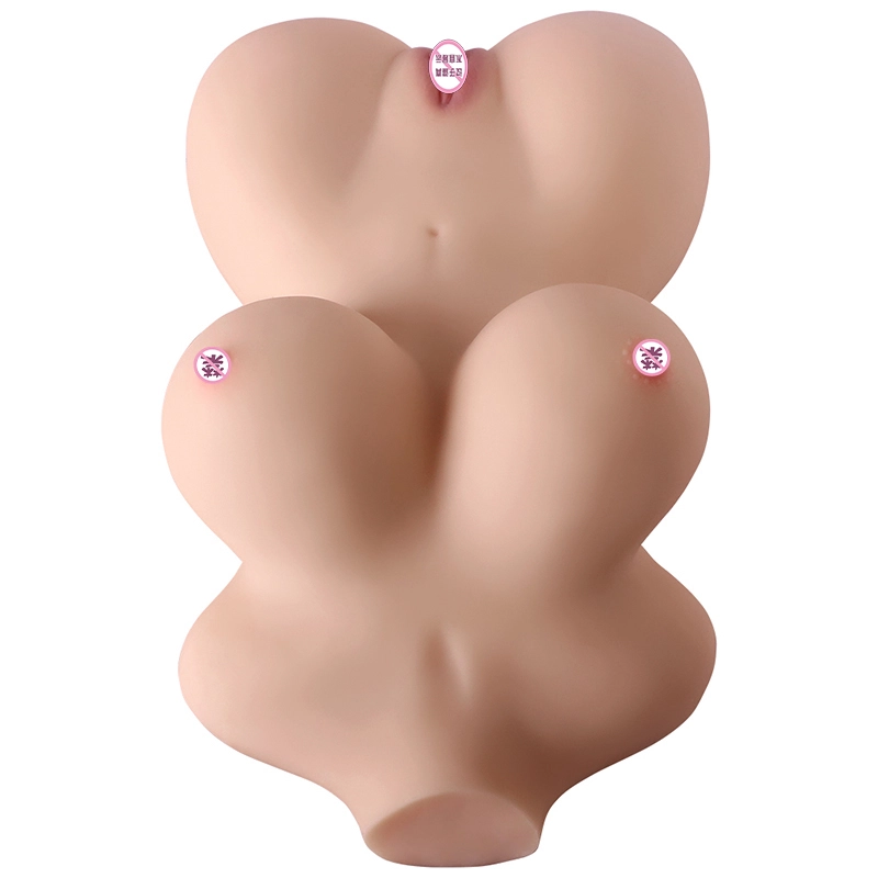 Sex Doll Male Masturbator, Lifelike Sexy Female Torso with Big Butt Pussy Ass Silicone Anal for Adults Love