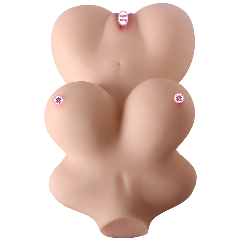 Sex Doll Male Masturbator, Lifelike Sexy Female Torso with Big Butt Pussy Ass Silicone Anal for Adults Love