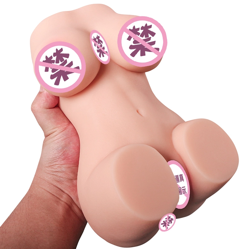 Sex Doll Male Masturbator - Jaspik Lifelike Female Torso Love Doll with Big Boobs & Plump Ass, Realistic Tight Vaginal and Anal, Built-in Skeleton Adult Sex Toy for Men Masturbation
