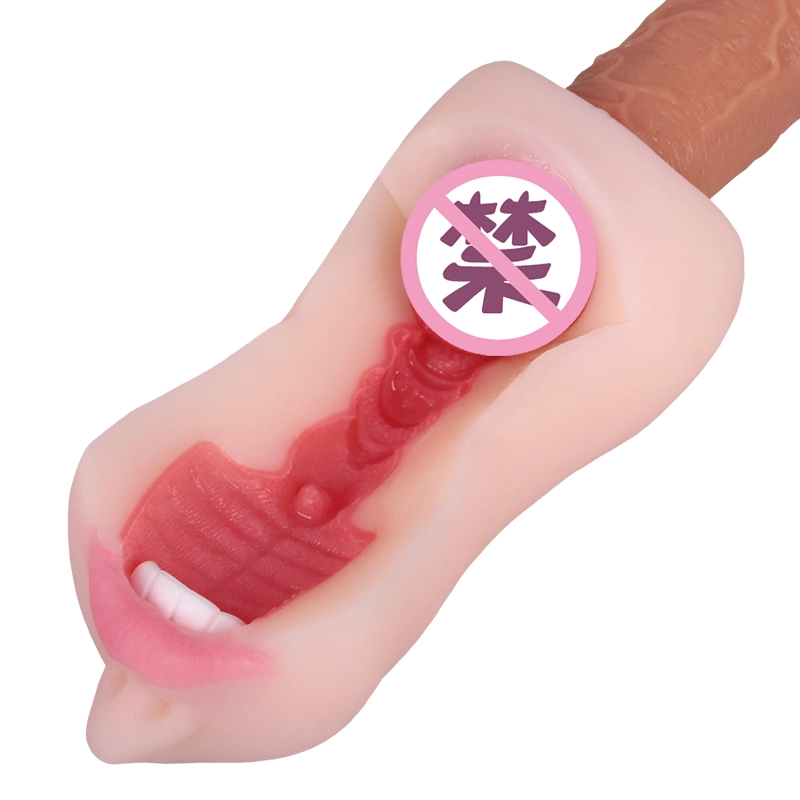 Realistic Oral Vagina Anal Masturbator for Men Sex Toys Pocket Pussy Aircraft Cup Deep Throat Blowjob Artificial TPE Sexy Sticks