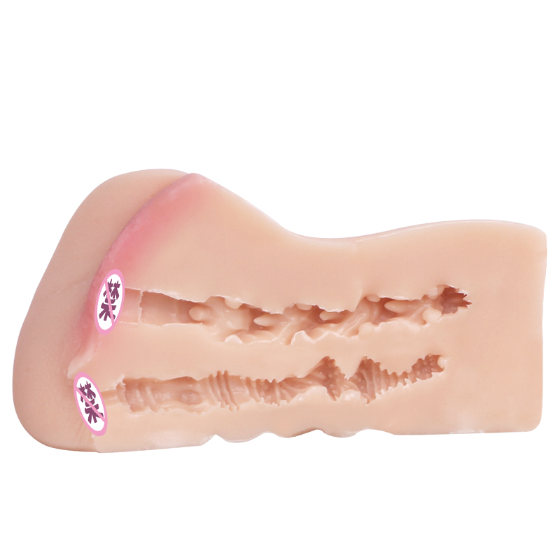 3 IN 1 Male Masturbator Silicone Vagina Real Pussy Open Mouth Teeth Realistic Sex Deep Sex Toys for Men Oral Masturbation Sextoy