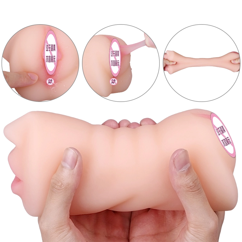 Realistic Oral Vagina Anal Masturbator for Men Sex Toys Pocket Pussy Aircraft Cup Deep Throat Blowjob Artificial TPE Sexy Sticks