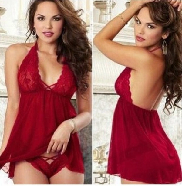 Wholesale Custom Economical Design Sexy Silk Pajamas Sleepwear Plus Size Sexy Lace Dress