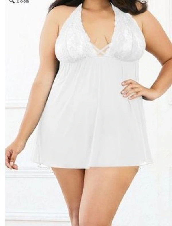 Wholesale Custom Economical Design Sexy Silk Pajamas Sleepwear Plus Size Sexy Lace Dress