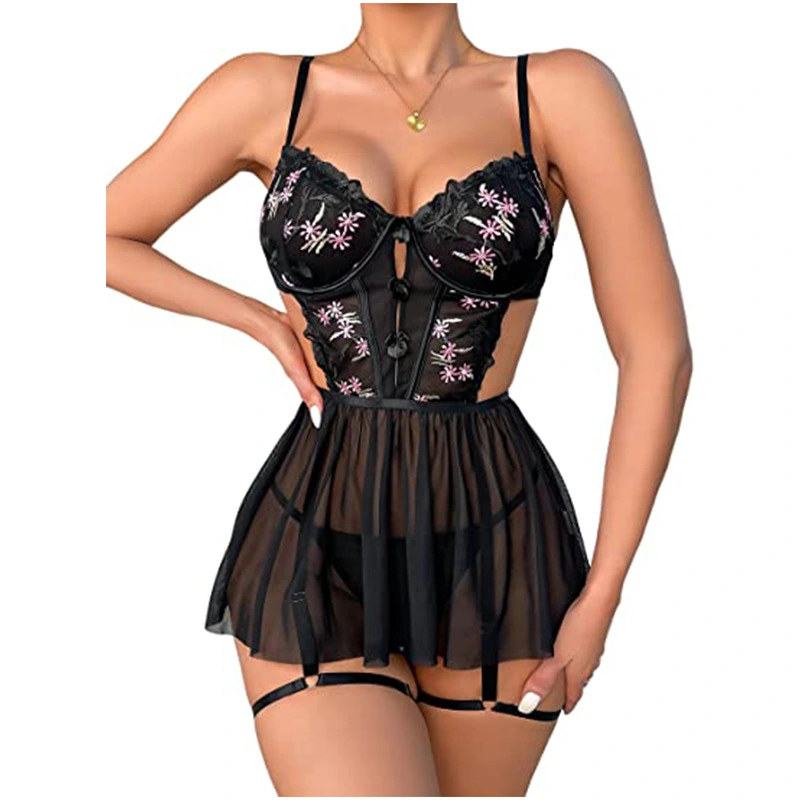 Women cosplay Maid uniform temptation cross Chinese Plum blossom style Sexy lingerie underwear clothes