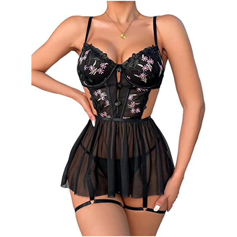 Women cosplay Maid uniform temptation cross Chinese Plum blossom style Sexy lingerie underwear clothes