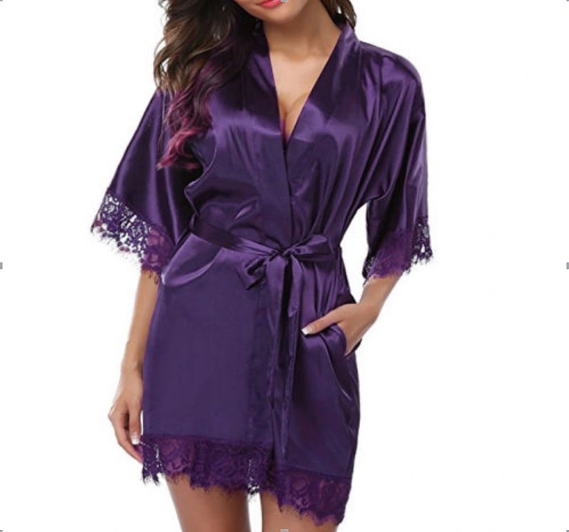 women Sexy temptation transparent open file one-piece mesh pajamas Sexy lingerie underwear