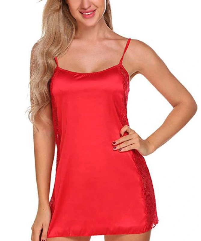 Sexy Exotic Nightgowns Halter Nighties Sheer Mesh Nightwear Chemise Negligees ladies Sexy Lingerie Set for Women Lace Babydoll