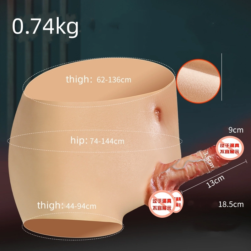 Harness Strap On Sex Toy Giant Dildo Panties with Realistic Penis Skin Color Detachable G Spot Stimulator Vagina Massager Lesbian Sex Toy and Female Masturbator