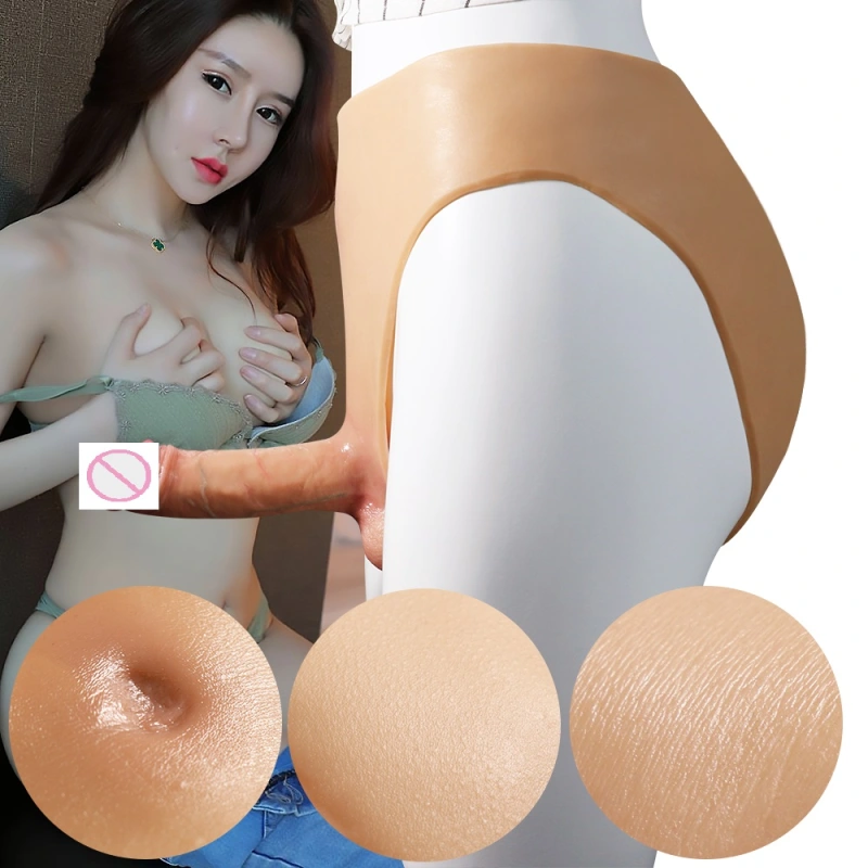 Realistic Wearable Dildo G-Spot Stimulator Lifelike One-Piece Penis Silicone Pants Vagina Massager Sex Toys Female Masturbator Sex Toys