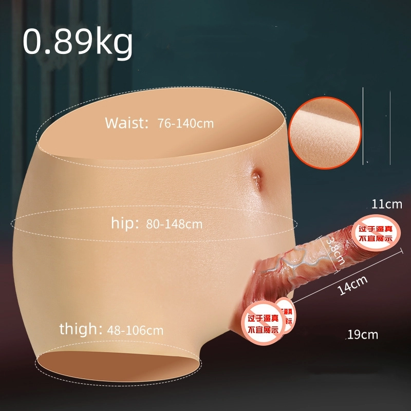 Harness Strap On Sex Toy Giant Dildo Panties with Realistic Penis Skin Color Detachable G Spot Stimulator Vagina Massager Lesbian Sex Toy and Female Masturbator