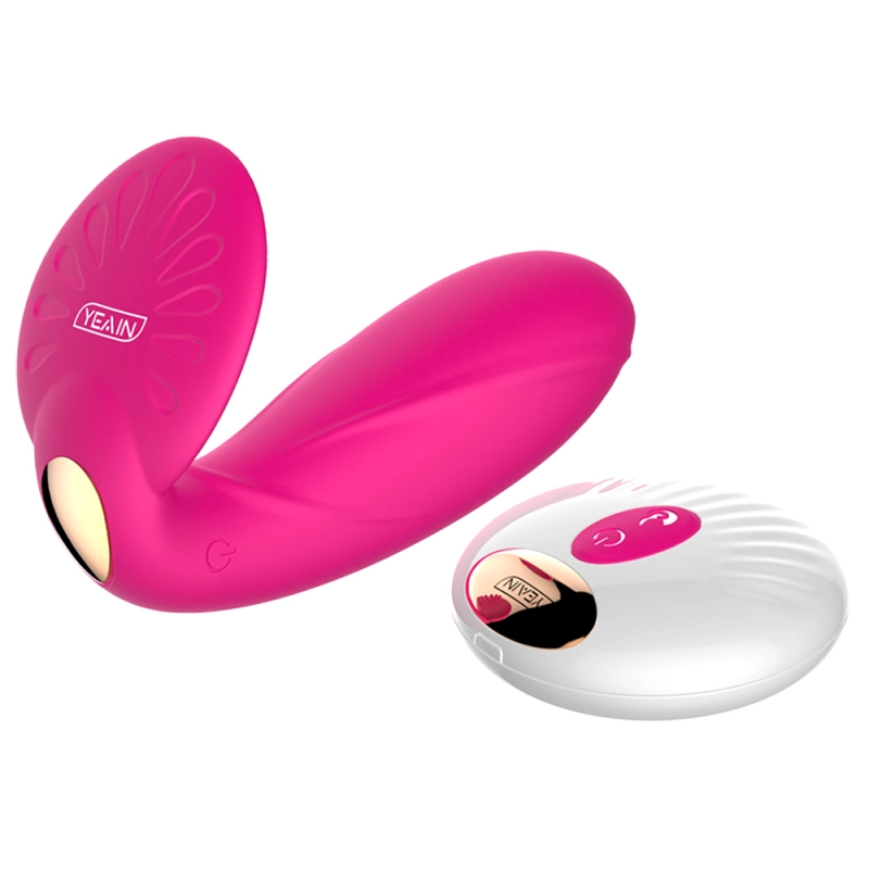 Remote Control Vibrator Wearable, Adult Toys with 9 Vibrating Rabbit Ears & 9 Thrusting Dildo Clitoral Dildos G Spot Vibrators Couples Sex Machine