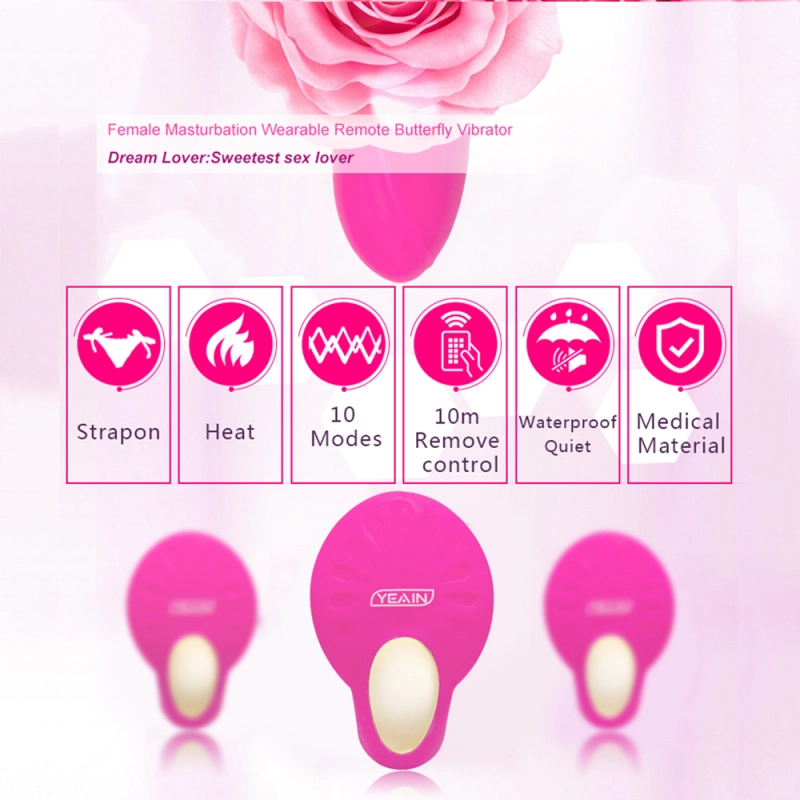Remote Control Vibrator Wearable, Adult Toys with 9 Vibrating Rabbit Ears & 9 Thrusting Dildo Clitoral Dildos G Spot Vibrators Couples Sex Machine