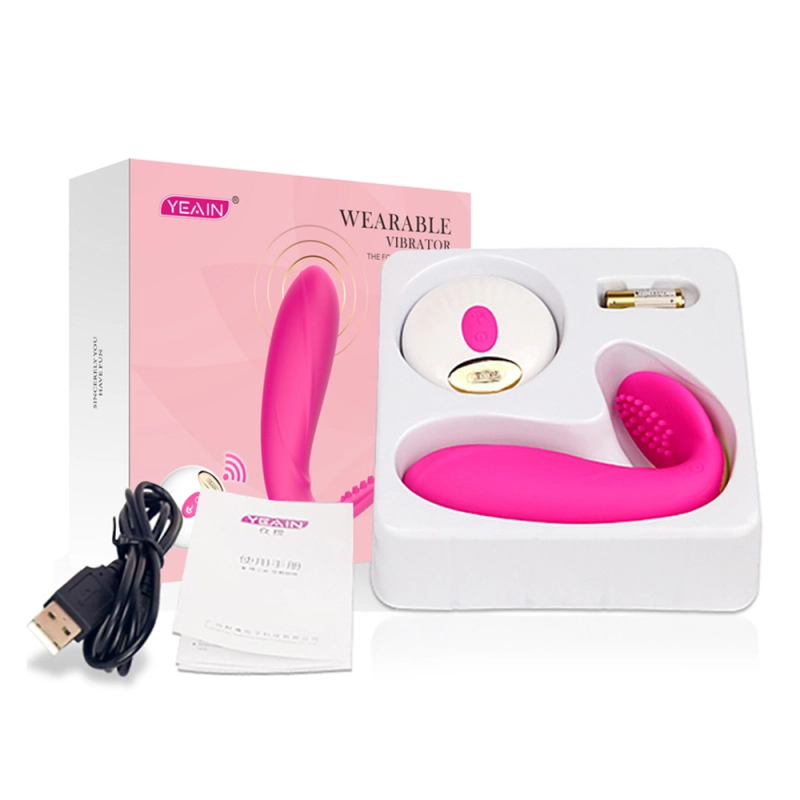 Remote Control Vibrator Wearable, Adult Toys with 9 Vibrating Rabbit Ears & 9 Thrusting Dildo Clitoral Dildos G Spot Vibrators Couples Sex Machine
