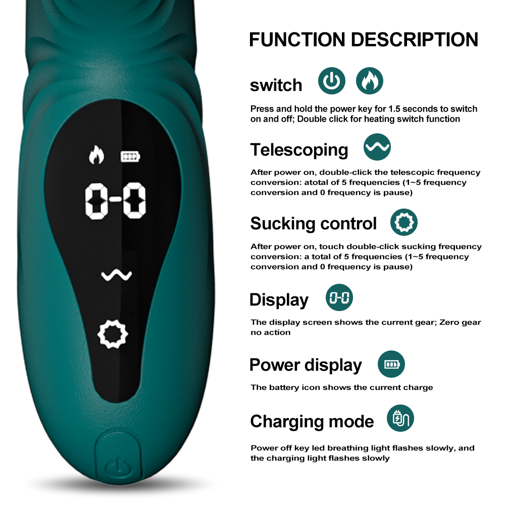 G Spot Clitoral Stimulation Rose Sex Toy with 7 Licking & Thrusting Vibration Modes,Rabbit Vibrator Silicone Dildo Adult Sex Toys for Women and Couples