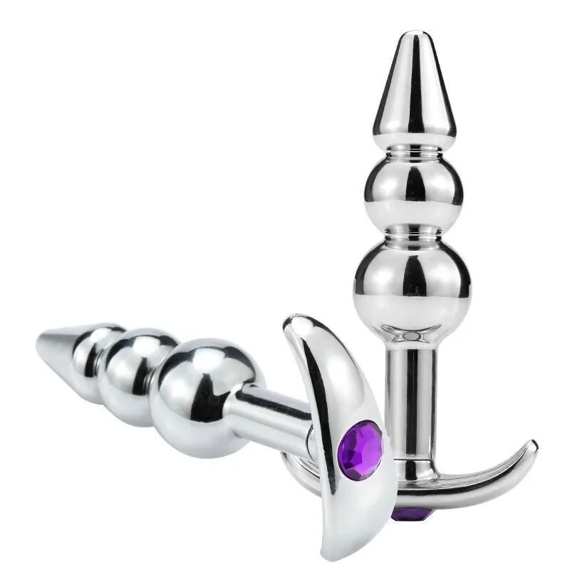 Stainless Steel Anal Plug Butt - Anal Sex Trainer/Prostate Massage Anus Dilator Adult Gay Sex Toys