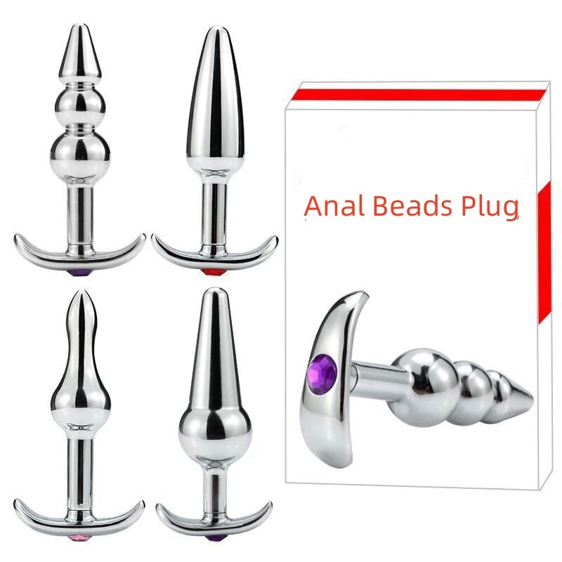 Stainless Steel Anal Plug Butt - Anal Sex Trainer/Prostate Massage Anus Dilator Adult Gay Sex Toys
