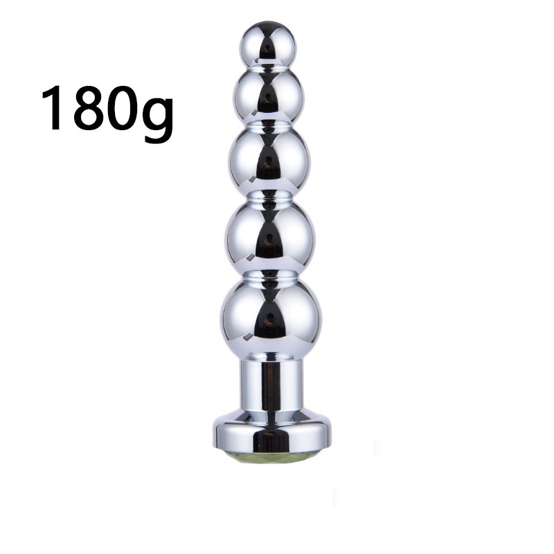 Metal Anal Opening Device Beads Anal Expansion Tool Metal Anal Plug Sex Toy for Trainner,Men Anal Butt Plug