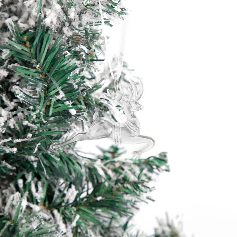 Christmas Ornaments Snowflakes Decorations - Hanging Acrylic Crystal Christmas Decorations Icicle Drop Crystal Decorations for Christmas Tree New Year Party