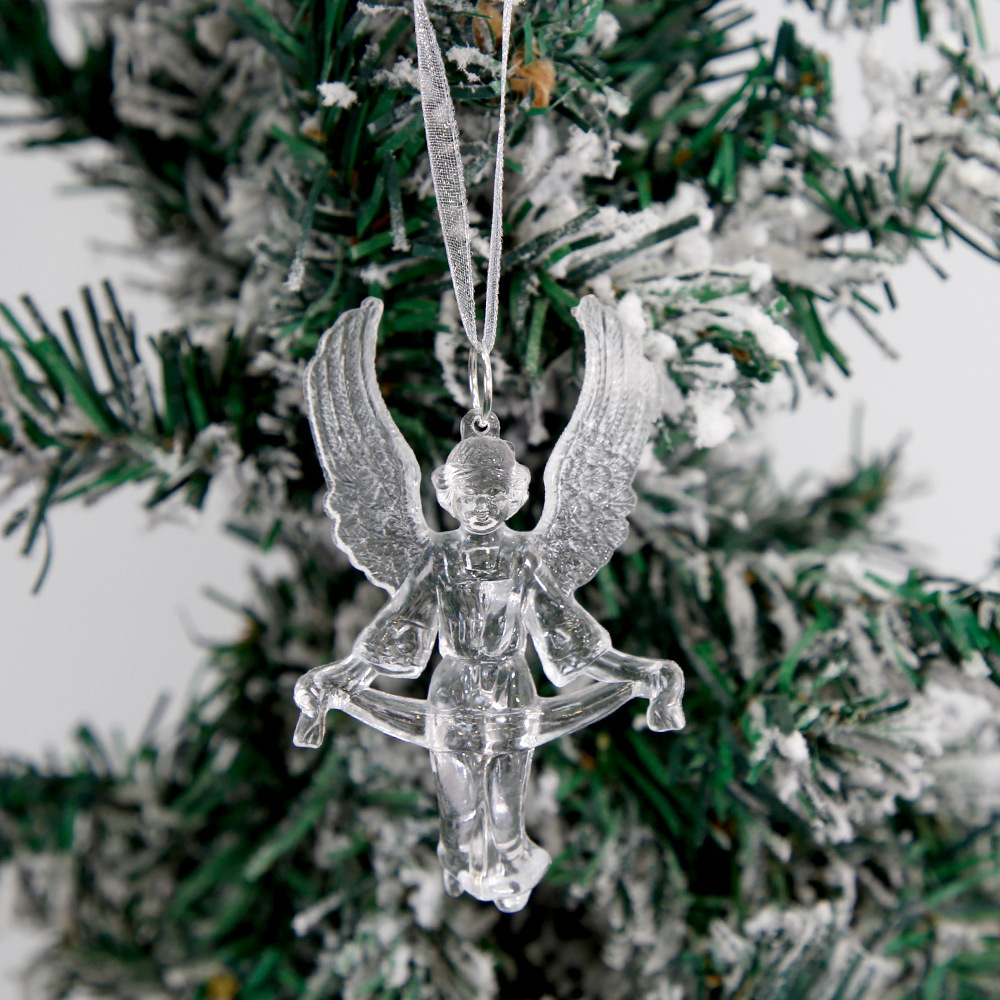 Christmas Ornaments Snowflakes Decorations - Hanging Acrylic Crystal Christmas Decorations Icicle Drop Crystal Decorations for Christmas Tree New Year Party