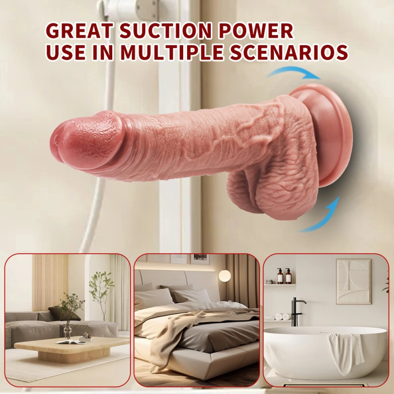 10 Inch Huge Thick Penis Dildo Sex Toys for Women,Double Silicone Dildo with Powerful Suction Cup,Compatible with Strap-On Harness,Adult Sex Toys for Vaginal or Anal