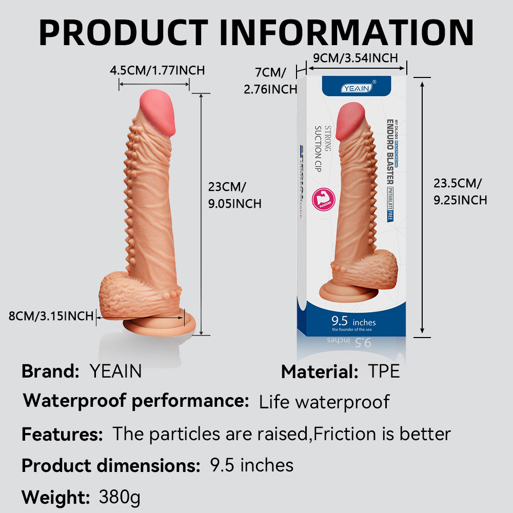 Realistic Dildos Adult Sex Toys for Hands-Free Play, G Spot Anal Dildo Sex Toy for Men Women Couples, Silicone Flexible Dildo with Strong Suction Base