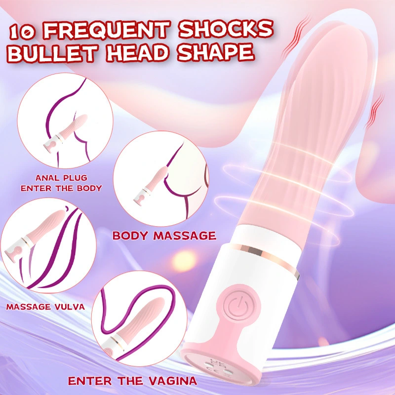 G Spot Vibrator Dildo with 10 Vibration Modes, Tuitionua Soft Silicone Powerful Vibrating Massagers for Clitoral Vagina and Anal Stimulation, Adult Sex Toys for Women or Men