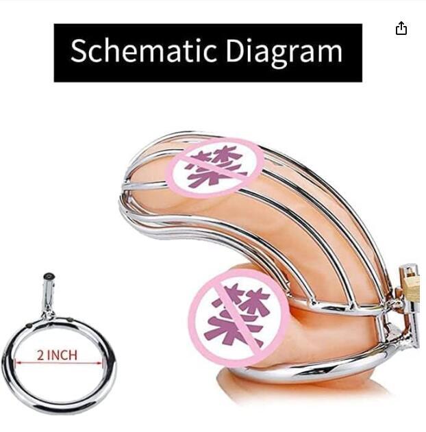 Stainless Steel Chastity for Men Chastity Device Chastity cage Chastity Devices Lightweight Sexual Wellness Chastity cage