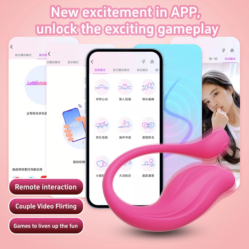 Wearable Panty Mini G Spot Bullet Vibrator with APP Remote Control and 10 Vibration Modes, Rose Anal Dildo Vibrators for Clitoral Vagina Stimulator, Adult Sex Toys for Women Couples Pleasure