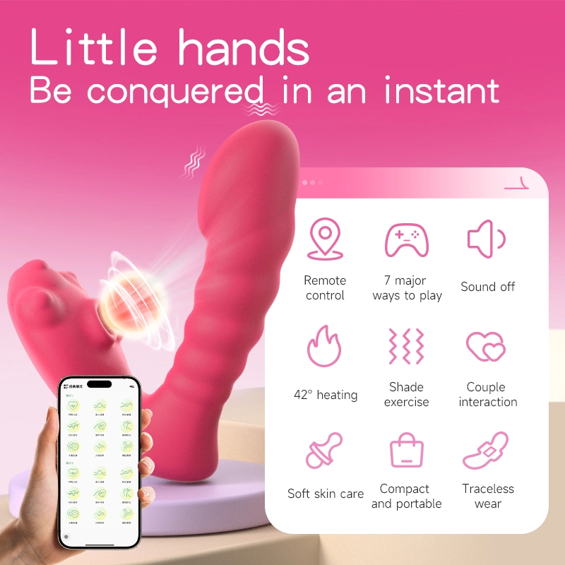 Wearable G-spot Dildo vibrator adult sex toy with 10 fast swing and vibration modes underwear equivalent to rose toy sex machine