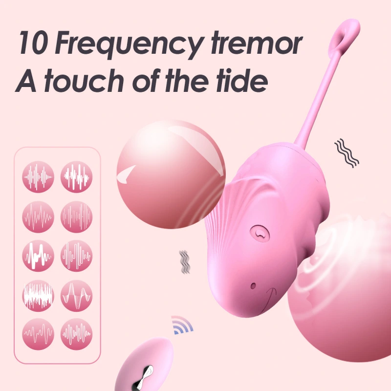 Vibrating Egg Jump Egg Remote Control Female Vibrator Clitoral G-Spot Sex Toys for Couples Waterproof Vibrator Powerful Vibrator