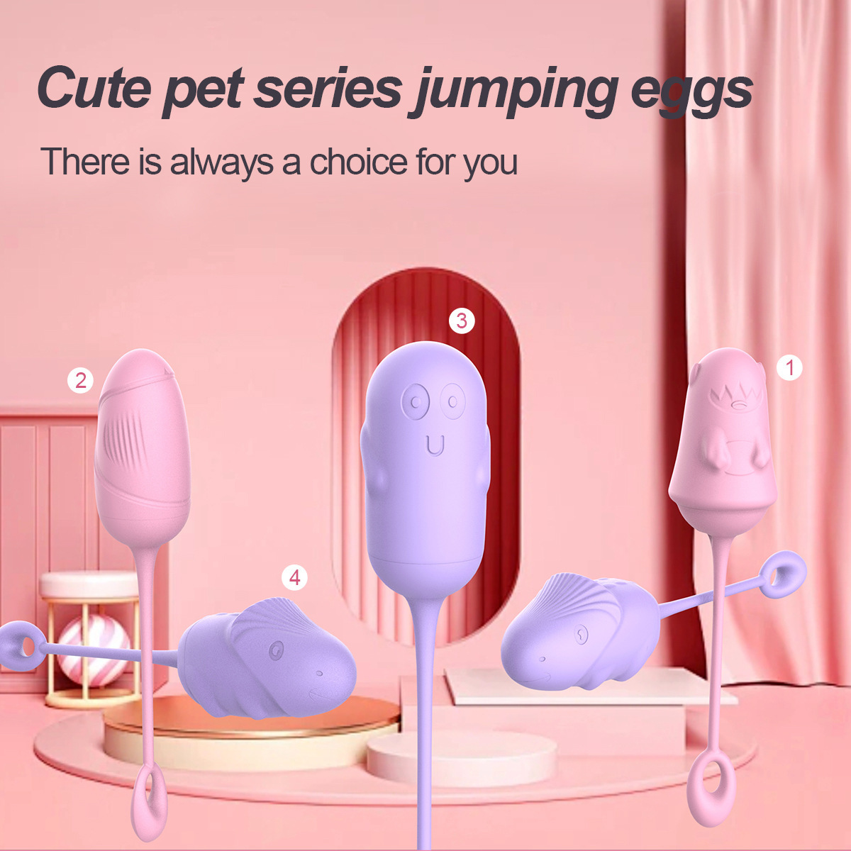 Vibrating Egg Jump Egg Remote Control Female Vibrator Clitoral G-Spot Sex Toys for Couples Waterproof Vibrator Powerful Vibrator