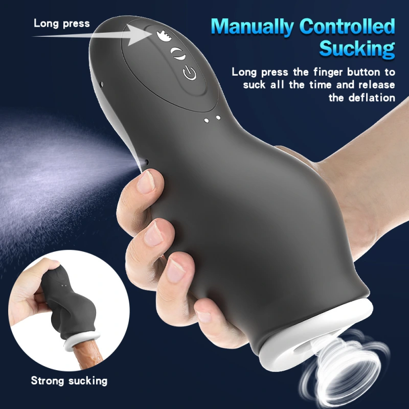 Sex Toys for Men Male Masturbator - Adult Toys Automatic Sucking Male Stroker with 10 Vibrating & Thrusting Modes for Penis Stimulation