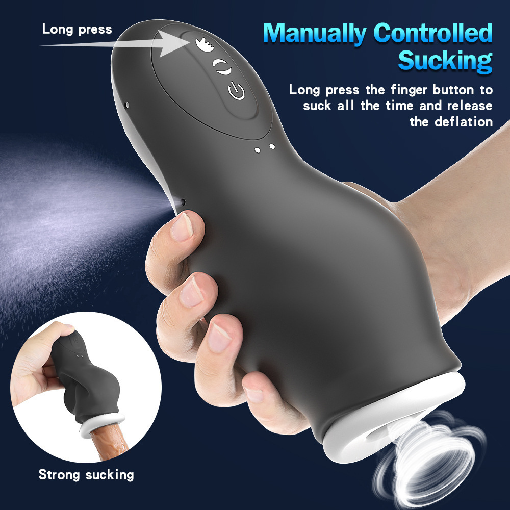 Sex Toys for Men Male Masturbator - Adult Toys Automatic Sucking Male Stroker with 10 Vibrating & Thrusting Modes for Penis Stimulation