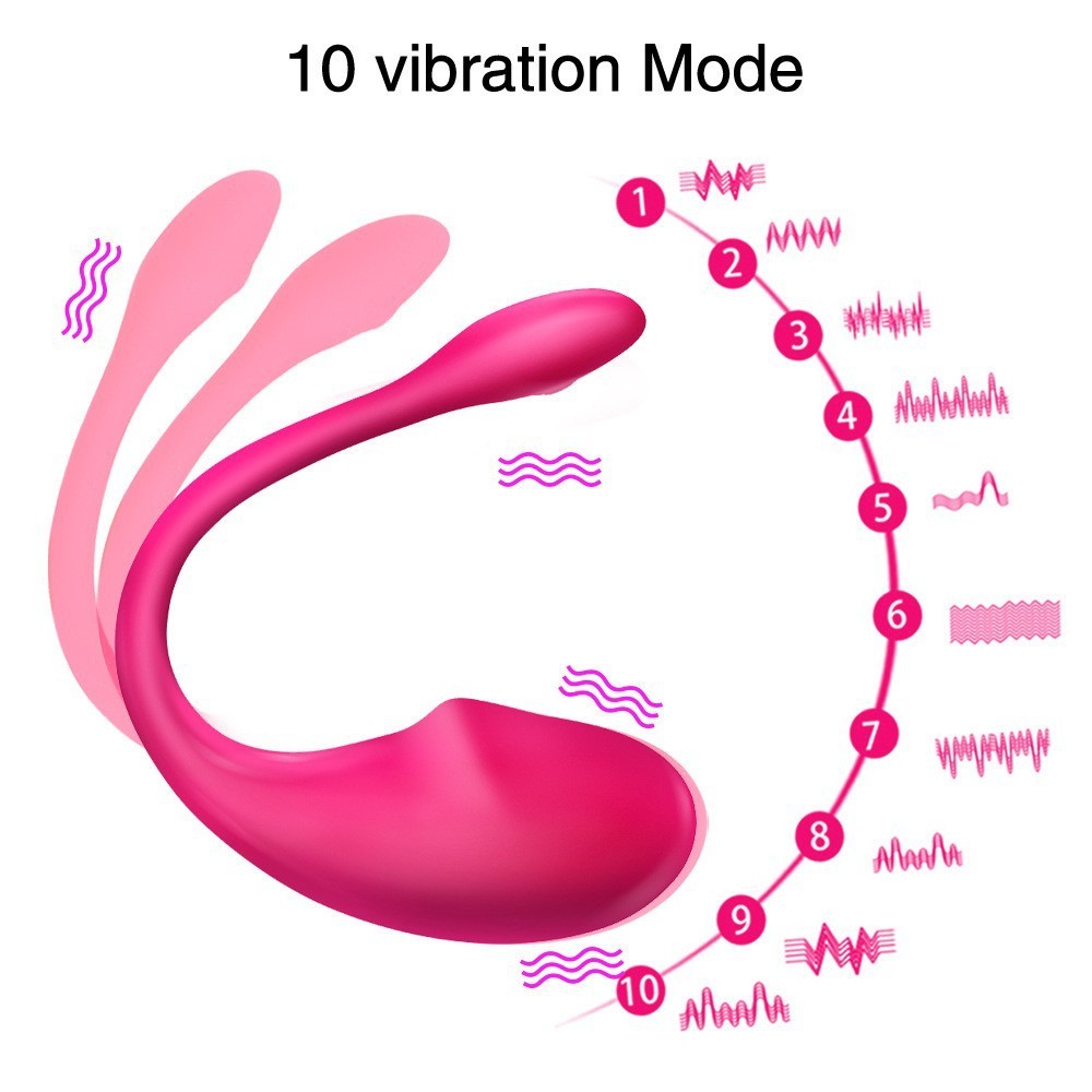 G -Spot Vibrators with Remote, Long Distance App Controlled Egg Vibrator Wireless Bluetooth Vibrating Women Sex Toys Rechargeable Massagers