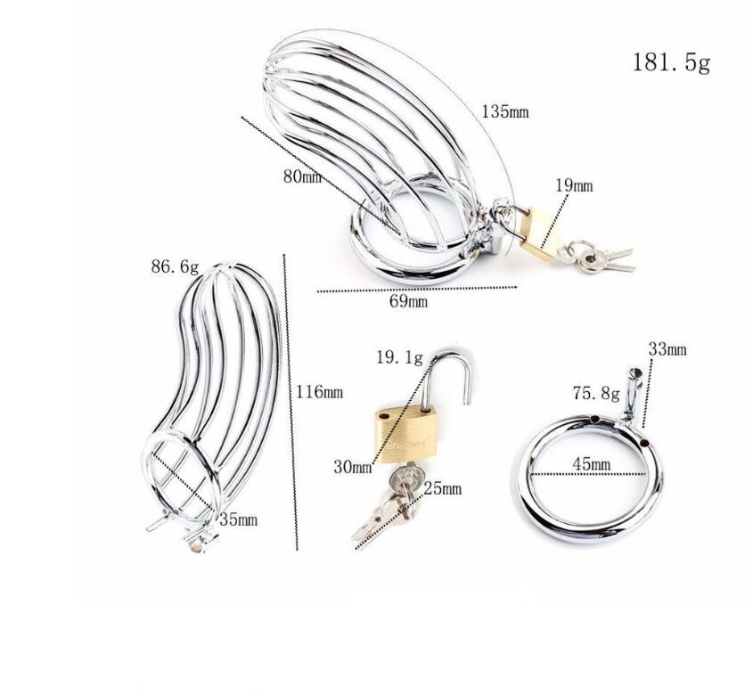 Stainless Steel Chastity for Men Chastity Device Chastity cage Chastity Devices Lightweight Sexual Wellness Chastity cage