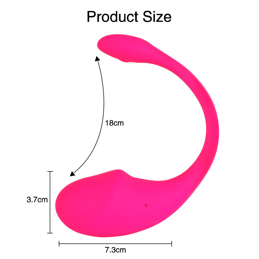 G -Spot Vibrators with Remote, Long Distance App Controlled Egg Vibrator Wireless Bluetooth Vibrating Women Sex Toys Rechargeable Massagers