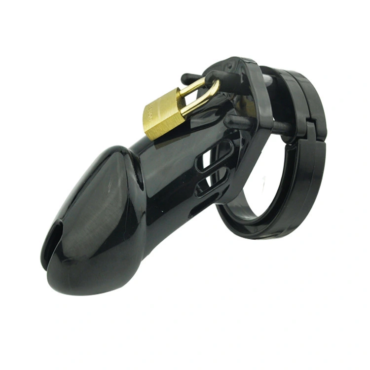 Male Chastity Device Hypoallergenic Plastic Cock Cage Penis Ring Virginity Lock Chastity Belt Adult Game Sex Toy