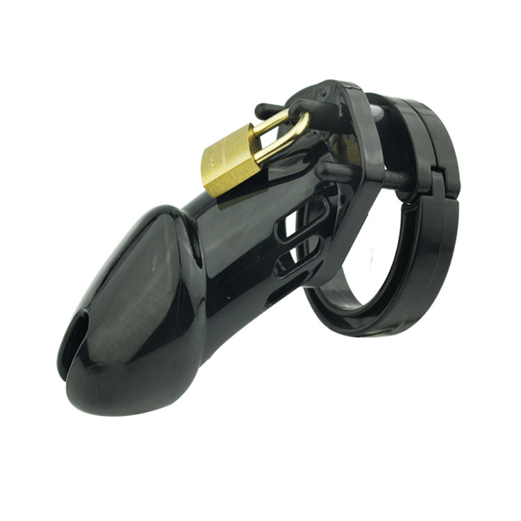 Male Chastity Device Hypoallergenic Plastic Cock Cage Penis Ring Virginity Lock Chastity Belt Adult Game Sex Toy
