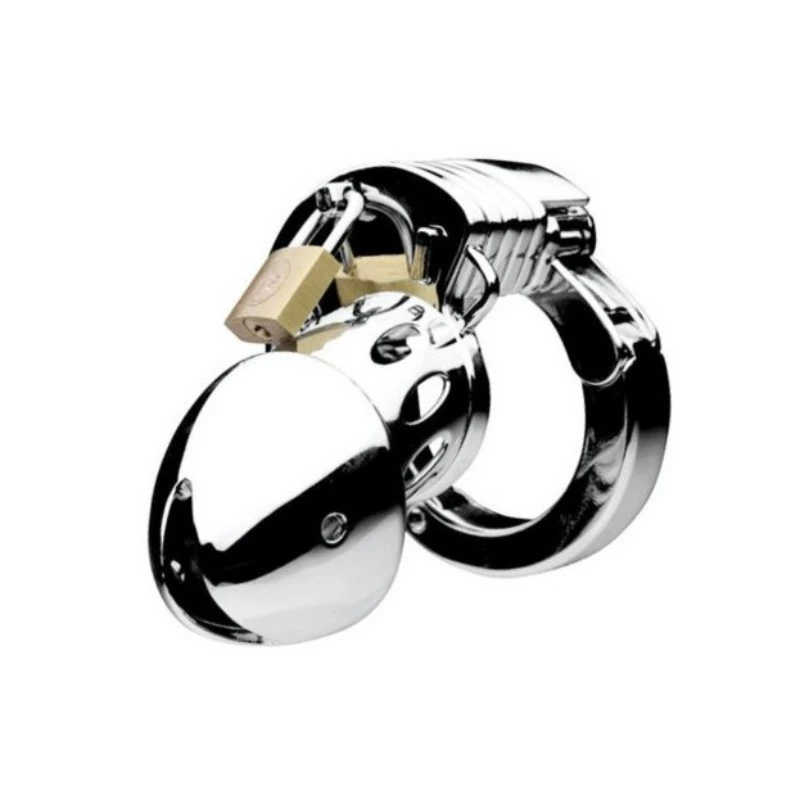 FST Chastity Cage Hollowed Out Chastity Devices Can Long Time Wear Penis Cage with Lock and Key for SM Play Chastity Lock Adult Sex Toys for Male