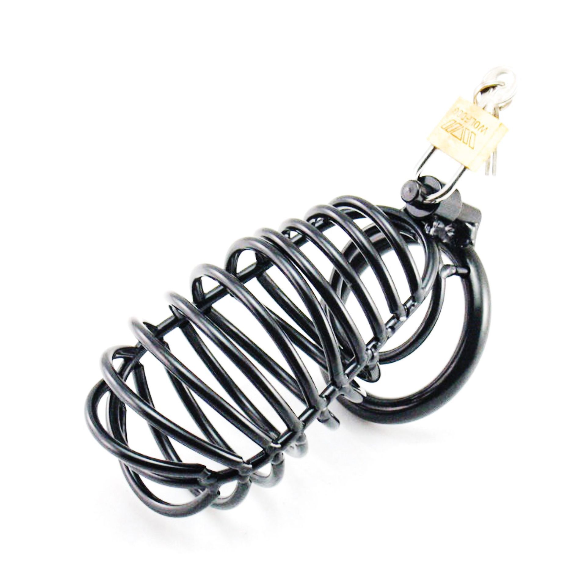 Stainless Steel Male Chastity Device Easy to Wear Male Virginity Lock Chastity Belt
