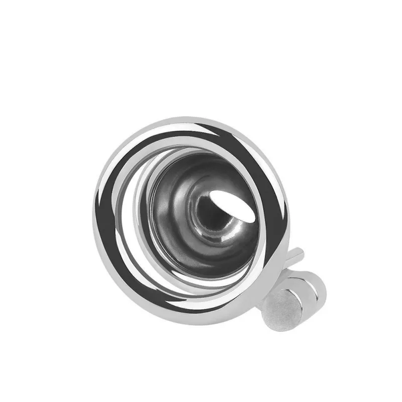 Stainless Steel Male Chastity Device Tease Locked Cock Cage Penis Exercise for Men Silver Romi