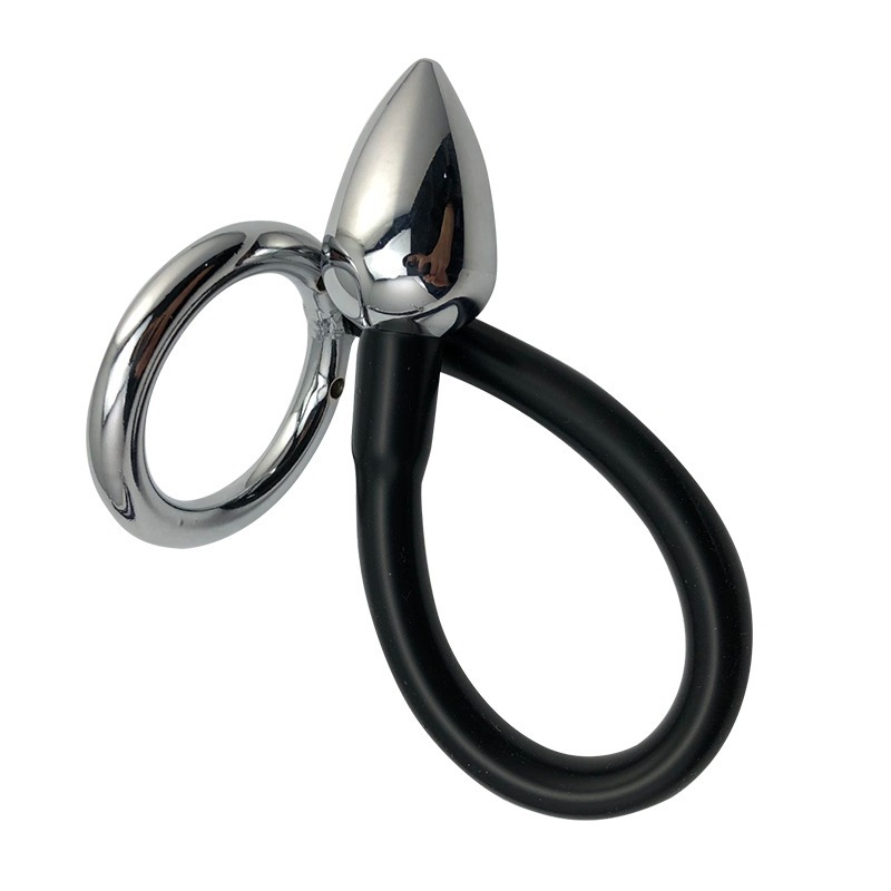 Male Anal Plug Stainless Steel Butt Plug Anus Massage Anal Expander Penis Rings Sperm Lock Ring Masturbation Sex Toys for Man