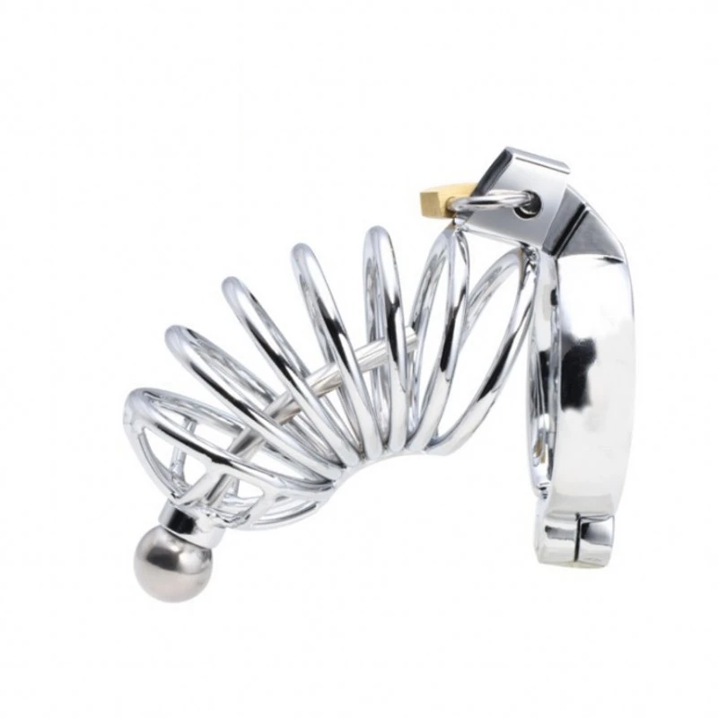 Male Chastity Cage Sex Toys for Men, FEELKIDA Large Chastity Device with 3 Sizes Rings and Elastic Auxiliary Belt for Men Penis Exercise